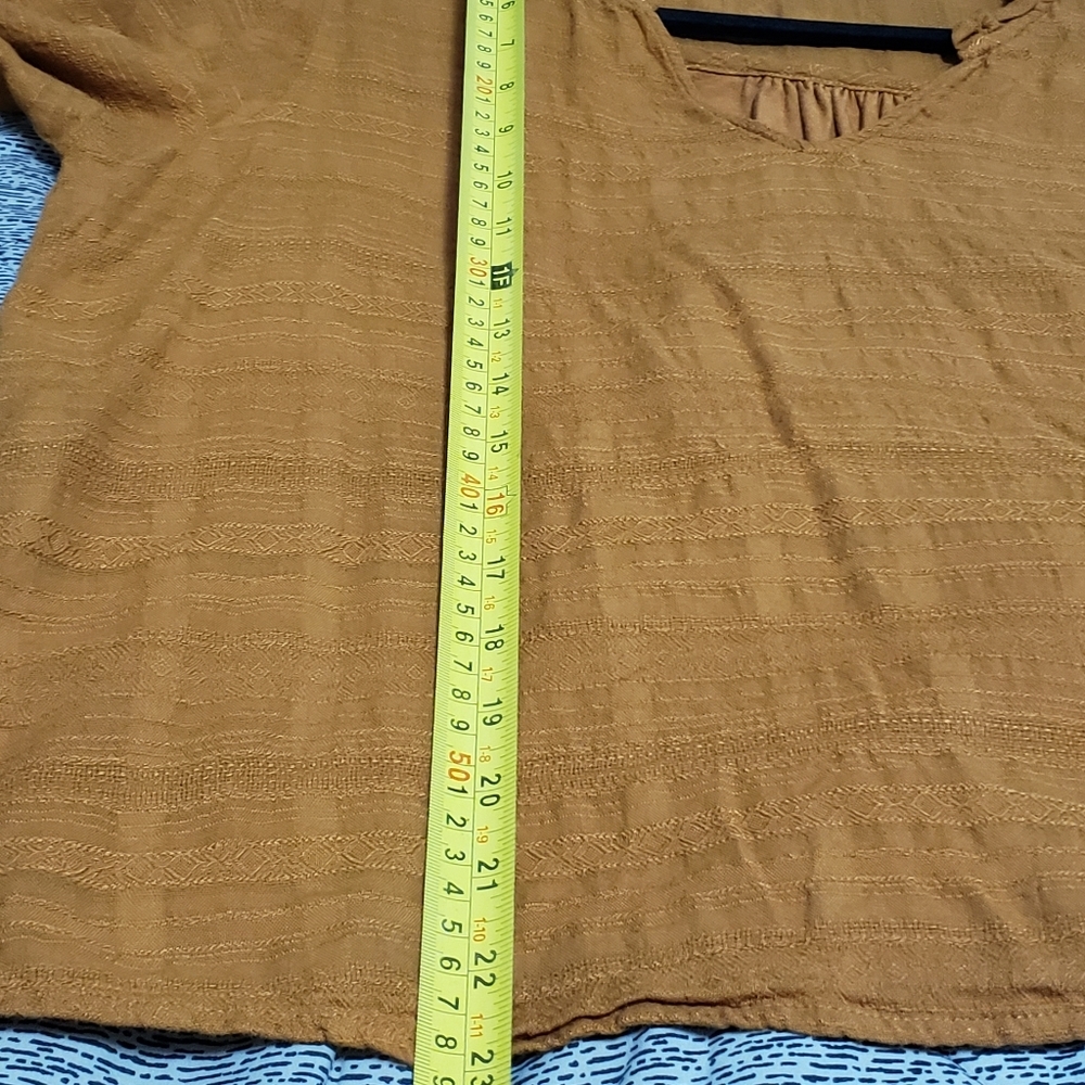 Dolan V-neck Ruffle Blouse - Picture 7 of 13